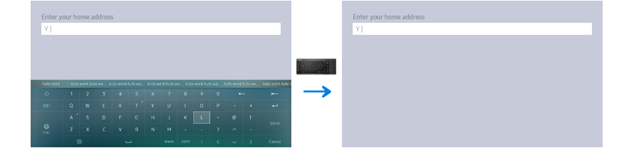 Figure 5-3. Input method using keyboards