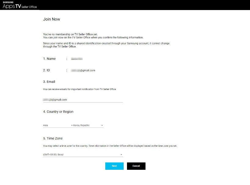 Figure 2. Join membership of TV Seller Office